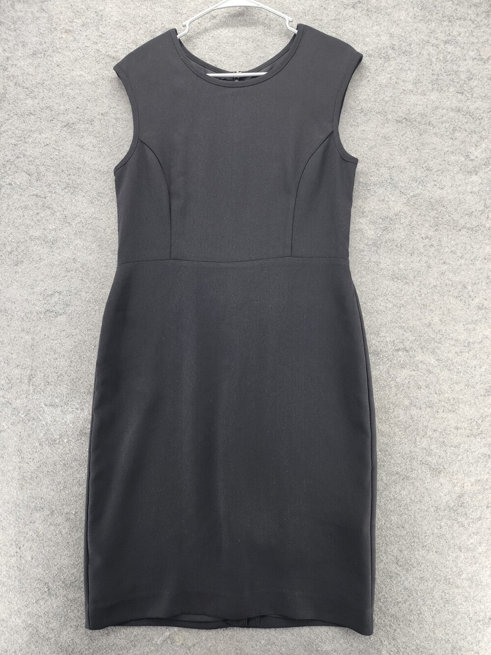Banana Republic Dress Womens 8 Sleeveless Black Midi